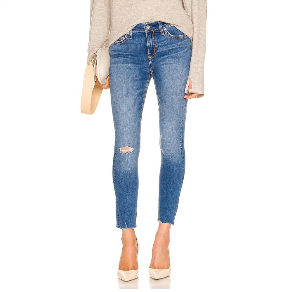 Rag & Bone Cate Mid-Rise Ankle Skinny Jeans